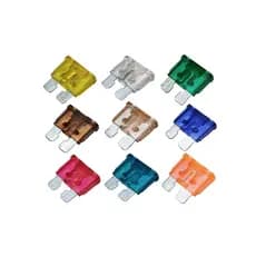 10 50 100 Fusível Automotivo Lamina Engate Nacional Várias Amperagem 5A 7,5A 10A 15A 20A 25A 30A 40A