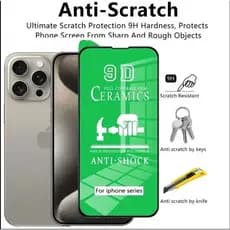 1 3 5 Película Cerâmica 9D 3D iPhone Gel Hidrogel Flexível IPhone 7 8 Plus X XR 11 12 PRO 13 14 15 Pro Max