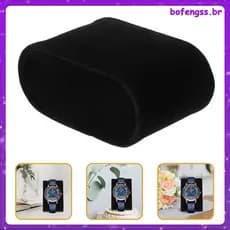 💍 12Peças Suporte Almofada Relógio Material Plastico Preto