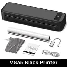 ✨ Novo Impressora Térmica A4 Sem Tinta Portátil Bluetooth A285M Para Uso Em Viagens Domésticas