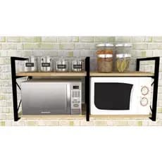 Suporte para Prateleira de Ferro Estilo X Micro Ondas Forno