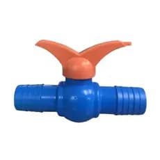 Registro de esfera união dentada-- 3/4" - 1" - azul