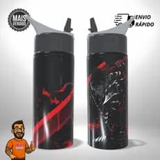 Garrafa Squeeze Alumínio - Anime Berserk Guts Griffith - Presente Único e Criativo