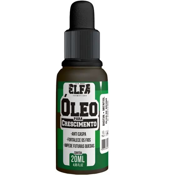 Óleo De Crescimento Para a Barba 20ml - Elfa For Man