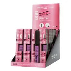 Box C/ 28 Máscaras Cílios Peel Off Bang Volumoso 21 Max Love