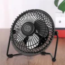 Mini Ventilador Mesa Compacto Portátil USB 6" 19cm VTD-001