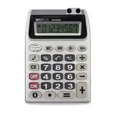 Calculadora 8 Dígitos Números Grandes Função Raiz Quadrada Hoopson Matemática Escola Soma Multiplicação Prata PS-3523A