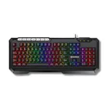 Teclado Gamer Preto Led RGB Teclas Multimídia Anti Ghosting Cabo 1,5M 19