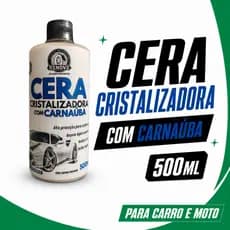 Cera Líquida Carnaúba – Tira Riscos, Realça Brilho e Repele Água para Carros