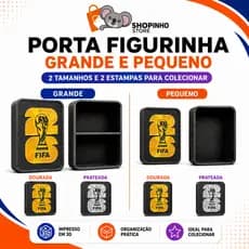 MINI Porta Figurinhas Álbum da Copa do Mundo 2026 - Caixinha Organizadora FIFA