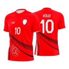 Camisa Vôlei Dry Fit Personalizada Nome e Número | Ideal para Times e Treino