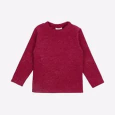 Blusa Boucle Infantil Bebê Juvenil Peluciada Manga Longa Básica Lisa Quentinha Inverno
