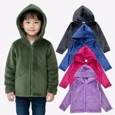 Jaqueta Fleece Casaco Peluciado Plush Inverno Quentinho Infantil Pelucia para o Frio