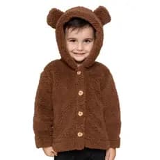 Casaco Teddy Dupla Face Infantil Carneirinho Infantil Bebê Peluciado Quentinho