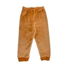 Calça Fleece Avulsa Lisa Peluciada Infantil Quentinha Inverno Básica com Punho