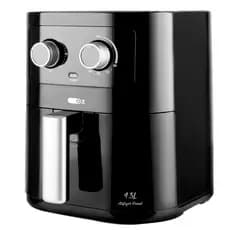 Fritadeira Sem Óleo Elétrica Air Fryer  4,5L - 1500w Preto Oz