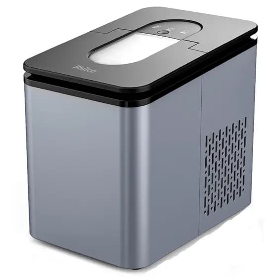 Máquina De Gelo Turbo Ice Philco Pmg12a Cinza E Preto