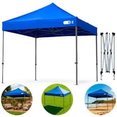 Tenda Gazebo Sanfonado Articulada Dobrável 2 Por 2 Metros Td1200 Oz Cor Azul