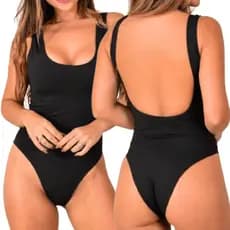Kit C/2 maiô body leve com toque macio ideal para sol e mar chega rápido