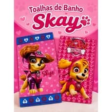 Toalha de Banho e Praia Estampadas Skay