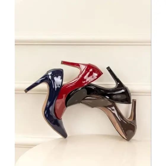 Scarpin Feminino Verniz Premium Salto 10cm – Elegância Atemporal