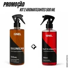 kit 2 Aromatizantes Para ambientes e Carro TuttiFrutti e Baunilha Fragância Doce