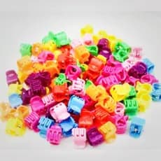 Kit 8 Mini Piranha Presilha Grampo de Cabelo Infantil Fofo Feminino Colorido pronta entrega envio imediato