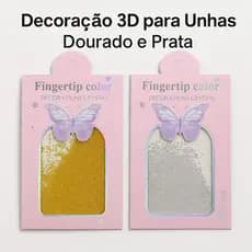 Microesferas para Unhas 2 Cores 0.4–0.6mm Decoração 3D Caviar Nail Art para Manicure Profissional