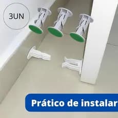 Trava porta de plástico KIT-3UN
