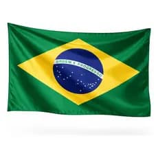 Bandeira do Brasil Grande Dupla Face
