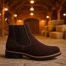 Bota Botina F1000 Moderno e Raiz de Couro Legitimo