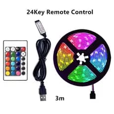 Fita de Led USB Para decoração de Natal, Quarto, Cozinha, Armários e Ambiente.