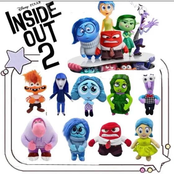 Kit completo Divertidamente 2 Emoções Disney Antialérgico