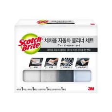 [3M] Conjunto De Limpador De Automóveis Scotch Brite Premium/Pano De Microfibra/Detalhe Automático/Cuidados Com O Automóvel/Manutenção/Toalhas De/[Envio Da Coréia]