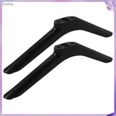 🏠 1 Conjunto Pernas De Suporte TV Universal PP Antideslizante Preto Para Casa