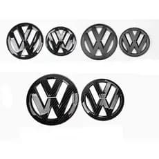 Adequado para Volkswagen Jetta /Passat /Tiguan /Touran /CC Logotipo de carro modificado / Logotipo de carro / Logotipo de carro dianteiro + Logotipo traseiro Autocolante decorativo