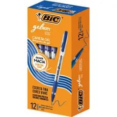 Caneta Gel BIC Gelocity Stic 0.5 Azul 12 Un.