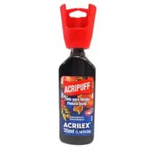 Tinta Tecido 35ml Acripuff Preto Acrilex