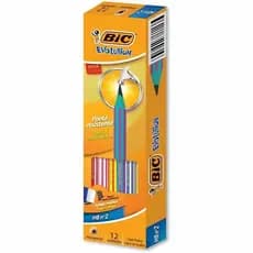 Lápis Evolution Hexagonal Pijamas Novas Cores 12 Un. BIC