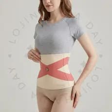 Cinta Modeladora Feminina de Faixa Abdominal Alta Compressão Elástica Barriga Chapada