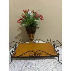 Bandeja Artesanal Grande para Café Frutas Vinho Jantar PROMOÇÃO DE FÁBRICA