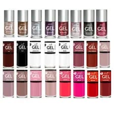 Kit 24 Esmaltes Bella Brazil Efeito Gel Seca Sem Cabine 9ml