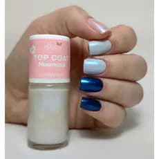 Top Coat Nuances Bella Brazil 09ml - Efeito Holográfico