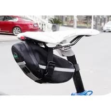 Bolsa De Selim Bike + Kit Ferramenta Reparo Bike