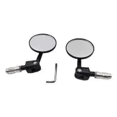 Espelho Retrovisor Cafe Racer Ponta Guidão Lente Convexa
