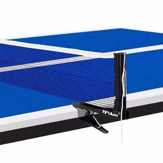 Rede e Suporte para Tenis de Mesa Profissional Padrão Oficial da ITTF (183cm X 15,25cm)