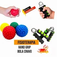 HandGrip Mola e ou Bolinha Fisioterapia Fortalecedor de Mão e Antibraço PET