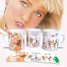 Caneca da Xuxa Xou da Xuxa 3 Item Colecionável Exclusivo Caneca de Porcelana Importada