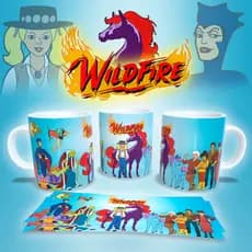 Caneca Cavalo de Fogo Retrô Anos 80 Item Colecionável Exclusivo