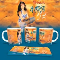 Caneca Personalizada de Porcelana Importada / ESTAMPA EXCLUSIVA / Caneca Thalia En Éxtasis